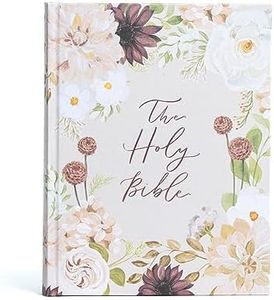KJV Notetaking Bible, Large Print Hosanna Revival Edition, Blush Cloth Over Board, KJV Holy Bible, Red Letter, Single-Column, Journaling Space, Reading Plan, Easy-to-Read Bible Slab Type