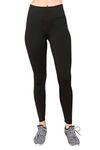 Women's Classic Basic Workout Leggings High Waist Super Stretchy Gym Pants - Black - S