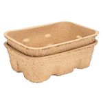 Kitty Sift 2-Pack Disposable Heavy Duty 6mm Thick Cat Litter Box - Sustainable, Clean, & Water Resistant - Jumbo, 2-Pack