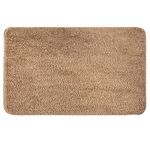 MIULEE Bath Mats Non Slip Bathroom Mats Shower Mat Absorbent Bathroom Rug Small Rug Door Mat Inside Kitchen Rugs Carpet Mat for Bathroom Bedroom Kitchen Entrance 40x60 cm Brown