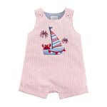 Mud Pie Baby Boys Jon, Sailboat, 3-6 Months