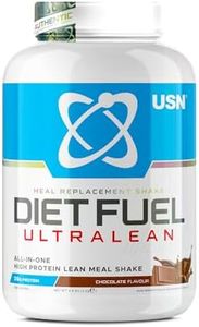 USN Diet Fuel Ultralean Weight Control Meal Replacement Shake Powder, Chocolate Cream, 2 kg