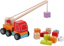 Cubika 13982 - Wooden Crane Truck, 