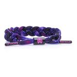 Rastaclat Braided Bracelet for Men and Women of All Ages - Galaxy Purple Bracelet | Adjustable Stackable Bracelet Braided by Hand (Medium/Large)