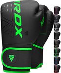 RDX Kids Boxing Gloves Sparring and Muay Thai Maya Hide Leather, Kara Patent Pending Junior Training Mitt for Kickboxing, Punch Bag, Focus Pads, MMA, Thai Pad, Double End Ball Punching Fight Gloves