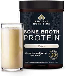 Ancient Nutrition Bone Broth Protein Powder, Pure Flavor, 20 Servings Size