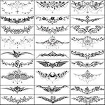 27 Sheets Sexy Temporary Tattoos fo