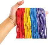 60 Pieces Rubber Bands Extra Large and Thick 8 Inch Rubber Band - Assorted Colour Heavy Duty Elastic Biodegradable Natural Rubber Bands