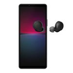 Sony Xperia 10 IV - Android Smartphone, 6 inch 21:9 Wide OLED Cell Phone - 3-Lens Camera - 3.5mm Jack Plug - 6GB RAM - 128GB Storage - Dual Hybrid SIM (Black)