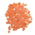 Kidsy Winsy Premium Tissue Paper Confetti 1 Inch Circle (Orange, 50 gms/5000 Pcs)| Bigger Value Pack| Decoration Items for Birthday, Anniversary, Baby Shower| Decor for Balloon Decoration