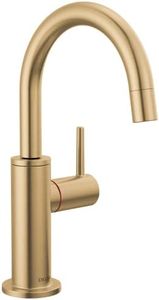 Delta Instant Hot Water Dispenser Faucet Gold, Instant Hot Water Tap, Champagne Bronze 1930LF-H-CZ (Tank and Filter Not Included)