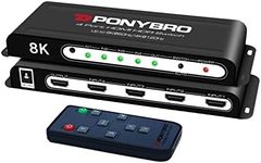 PONYBRO 8K@120Hz Hdmi Switch 2.1 wi