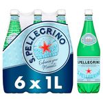 San Pellegrino Sparkling Natural Mineral Water 6x1L