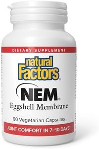 Natural Factors, NEM Natural Eggshell Membrane, Promotes Joint Comfort and Flexibility, 60 Capsules