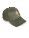 U.S. POLO ASSN. Men's Cotton Hat (SS23USCAP1003_Olive_Free Size)