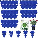 Fruit Fly Traps, TRIITECH 50 Pack Sticky Fly Traps, Plant Fly Stickers, Sticky Bug Traps for Indoor and Outdoor