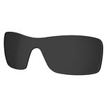 OSharp Performance Replacement Lenses for Oakley Turbine Rotor Sunglasses - Carbon Black