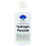 Food Grade Hydrogen Peroxide - Purest Grade 12% (<11.99%) - 250ml - Unstabilized and Additive Free - 40 Vols