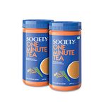 Society One Minute Chai Tea Granules Masala Flavour Made With Ginger, Clove, Black Pepper, Cinnamon Masala Chai Flavoured Instant Tea 500 G Jar Pack Of 2,0.5 Kilograms