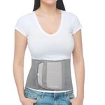Dr.Ortho Abdominal Belt for Women, Post C-Section Surgery, Maternity Waist Support After Delivery, Tummy Reduction, Belly Support Belt - Grey - 3XL