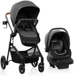 Evenflo Pivot NXT Travel System with LiteMax NXT Infant Car Seat - Silverado Gray