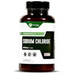 Sodium Chloride Tablets - High Strength Salt Tablets - Providing 600 mg of Sodium Chloride - 4 Months Supply