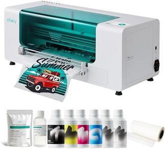 DTF Printer A3+ I3200 15" Transfer Printing Maching with White Ink Circulation, Auto Time Cleaning Maintenance printhead+Ink Anti-Clog Tech,5X-Speed Compared to L1800, Built-in Film Cutter