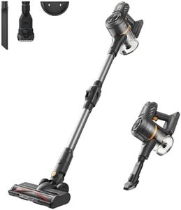 DREAME J20 Cordless Stick Vacuum Cleaner, 17K Pa Powerful Suction, 6x2200 mAh Battery, 50 Minutes Running Time, Folding Tube for Corner Cleaning, 0.5 Litre