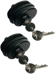 Lockforall Gun Trigger Lock with Keys, Keyed Alike Universal Trigger Gun Locks Easy-Carry 1 Key Lock for BB Gun, Rifles, Shotgun, Handgun, Pistol(Black*2)