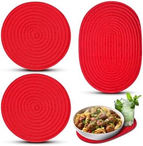 3Pcs Red T