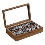 SONGMICS Watch Box with 12 Slots, W