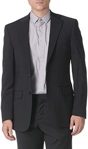 Calvin Klein Men's Slim Fit Dress Pant, Black, 34W x 32L