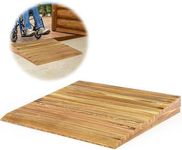 Wooden Threshold Ramp for Home Step