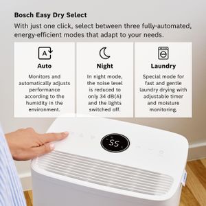 Bosch Dry 1000 Dehumidifier – Compact Home Moisture Removal