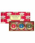 Sancha Tea Boutique Grandeur Collection, Tea Gift Box Tea Assortment, Weight Loss Oolong Teas, Mint oolong, Rose Oolong & high mountain Oolong Tea, 150gm Loose Leaf Tea, Pack of 3 Teas