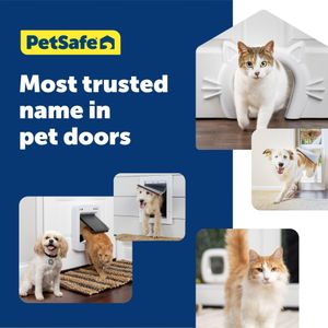 PetSafe Staywell Large Pet Door – White, Secure Flap for Dogs & Cats