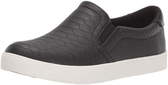 Dr. Scholl's Shoes Women's Madison Slip On Fashion Sneaker, Black, 8.5 Wide US