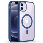 amazon basics Back Case Cover For Iphone 12 Mini (Thermoplastic Polyurethane_Navy Blue)