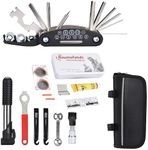 Boulder Tools Bike Repair Kit Portable - Bike Pump Portable - Bicycle Repair Kit for Mountain Bike, Trike Bike - Emergency Compact Bicycle Tool Kit - Gift for Beginner and Pro Cyclist