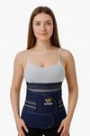 PLETHEON Neoprene 3-in-1 Postpartum Abdominal Belt For Women Belly, Waist & Pelvis Support | Post Pregnancy Recovery Belt | Maternity Tummy Wrap For Slimming & Back Pain Relief (Blue)