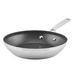 KitchenAid - 3-Ply Base Brushed Stainless Steel Nonstick Frying Pan (24cm/9.5in)