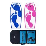 Two Bare Feet 42" Bodyboard Bundle - 2 x 42 'Future' Bodyboards of your choice + Premium Double Carry Bag (Future (Blue)+Future (Raspberry)+Blue Bag)