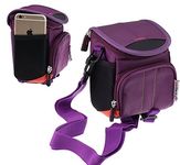 Navitech Purple Digital Camera Case Bag Cover for The Bell+Howell DC5-BL 5MP Digital Camera with 1.8-Inch LCD