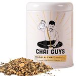 Masala Chai Tea - CTC BOP Loose Leaf Tea with Cinnamon, Cardamom, Ginger Root, Fennel Seeds, Black Pepper & Cloves - 200g Aromatic & Spiced Indian Chai Tea & Chai Spice Mix - Chai Guys, 28 Cups