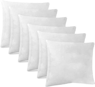 Generico Set 6 Pezzi Anima Imbottitura anallergica per Cuscini Divano Poltrona 40x40 cm