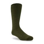 J.B. Field's -40 Below Arctic Trail Thermal Winter Socks for Hiking, Trekking & Outdoor Activity, Preshrunk Wool 2 Pairs (Medium) Green