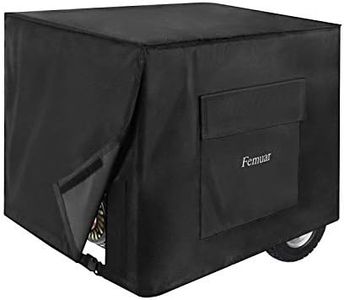 Femuar Outdoor Generator Covers Waterproof Heavy Duty 600D Oxford Portable Generator Cover Universal for 5500-15000 Watt Portable Generators,38x28x30 in