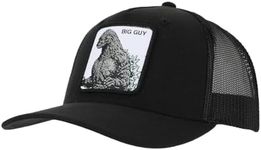 Godzilla Monster in White Square Black Trucker Hat