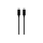 Belkin Thunderbolt 3 USB-C to USB-C Cable, Thunderbolt Certified, 40 Gbps, 5 K, 100 W, Type C 3.1, 0.8 m, Black