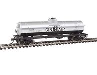 Walthers Trainline 40' Tank Car with Metal Wheels Ready to Run - Sinclair Oil